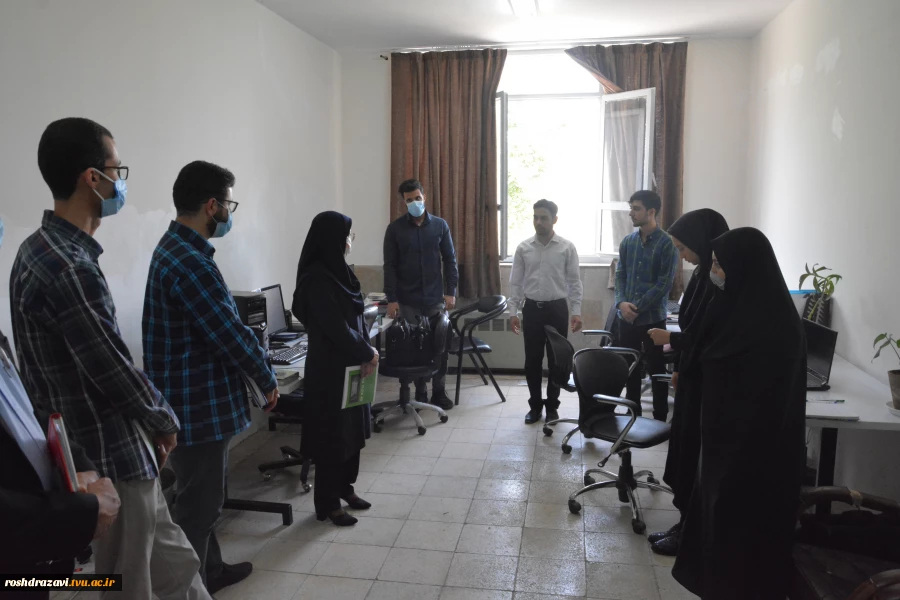 بازید معاون توسعه فناوری پارک علم و فناوری خراسان رضوی از مرکز رشد دانشکده فنی شهید منتظری مشهد 4