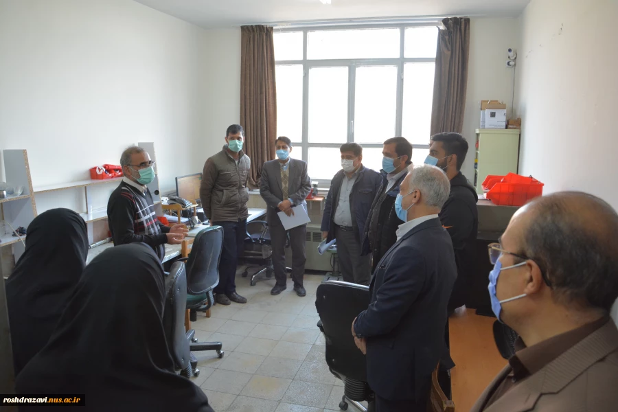 بازدید حراست کل استان خراسان رضوی از مرکز رشد دانشکده فنی شهید منتظری مشهد 2