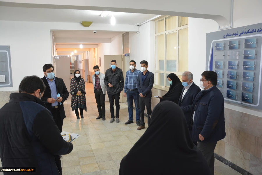 بازدید حراست کل استان خراسان رضوی از مرکز رشد دانشکده فنی شهید منتظری مشهد 5
