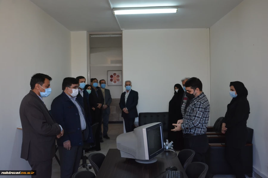 بازدید حراست کل استان خراسان رضوی از مرکز رشد دانشکده فنی شهید منتظری مشهد 6