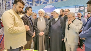 بازدید معاون وزیر علوم و معاون استاندار خراسان رضوی و نماینده مردم مشهد از غرفه دانشگاه ملی مهارت واحد استانی خراسان رضوی 4