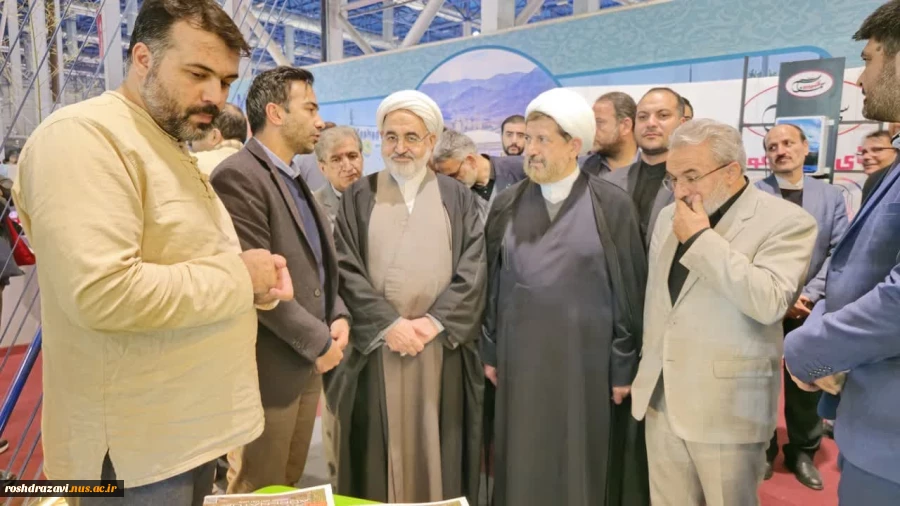 بازدید معاون وزیر علوم و معاون استاندار خراسان رضوی و نماینده مردم مشهد از غرفه دانشگاه ملی مهارت واحد استانی خراسان رضوی 4