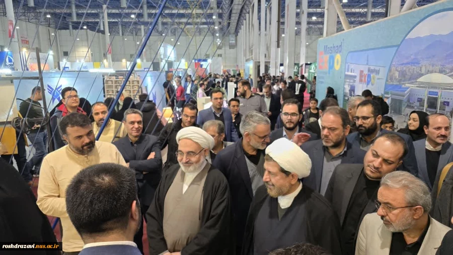 بازدید معاون وزیر علوم و معاون استاندار خراسان رضوی و نماینده مردم مشهد از غرفه دانشگاه ملی مهارت واحد استانی خراسان رضوی 5